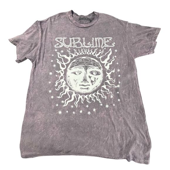 sublime NWOT Distressed Purple Tee – Sublime Brand – Size M - Picture 1 of 4